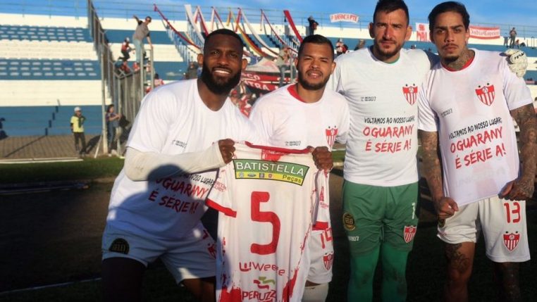 Jeferson Lopes vibra com acesso do Guarany de Bagé e quer 'foco total' em  título